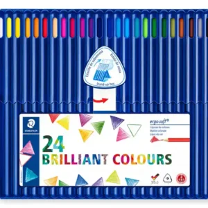 Lápis De Cor Ergosoft Triangulares cx 24 unid - Image 3