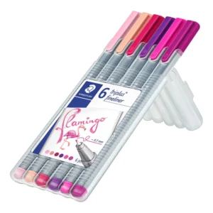 Fineliner Triplus Com Ponta Revestida Metal De 0,3Mm