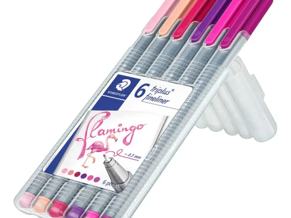 Fineliner Triplus Com Ponta Revestida Metal De 0,3Mm