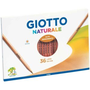 Lápis de Cor Giotto Natural Caixa 36 unidades