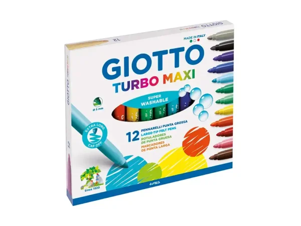 MARCADOR TURBO-MAXI COM 12 UNIDADES