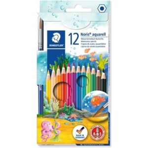 LÁPIS DE COR AQUARELL 12 CORES STAEDTLER - Image 1