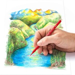 Staedtler Design Journey Aquarela Completa 14610G Caixa de Lápis de Metal 12 Cores - Image 3