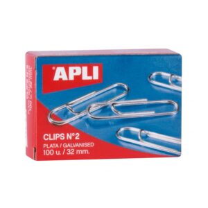 Clips galvanizados nº2 32 mm 100 u.