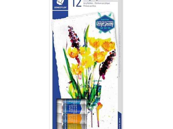 TINTA ACRÍLICA STAEDTLER CX 12 CORES 12ML