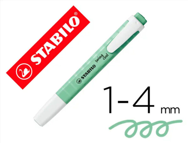 Marcador de Texto Stabilo Swing Cool Verde Paste