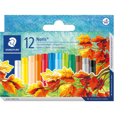 Pastéis de óleo STAEDTLER Noris 12 cores
