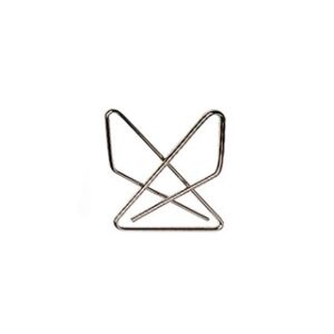 Clips Borboleta Niquelados Cx50