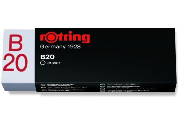 borracha-rotring-b20-profissional