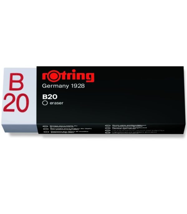 borracha-rotring-b20-profissional