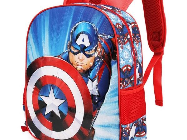 Mochila Escolar Básica Capitão América