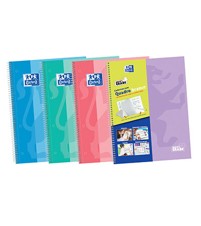 CADERNO ESPIRAL C/DURA WRITE ERASE A4 100F  PASTEL PAUTADO - Image 1