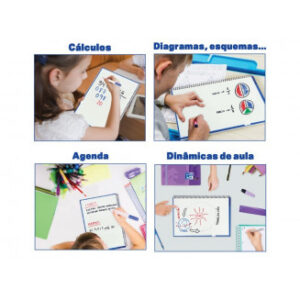 OXFORD CADERNO A4 PAUTADO COM ARGOLAS 100FLS WRITE & ERASE - Image 3