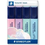 Marcadores Staedtler Textsurfer Pastel - 4 Unidades