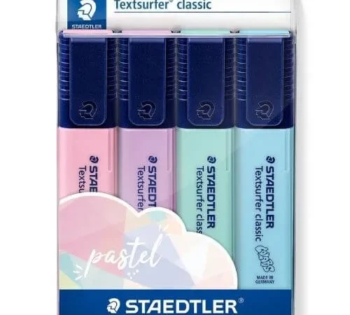 Marcadores Staedtler Textsurfer Pastel - 4 Unidades - Image 1