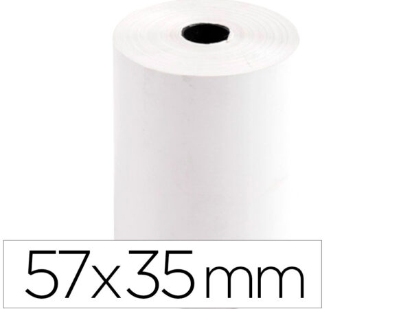 ROLO TERMICO PARA IMPRESSORA 57X35X11 MM 60 GR