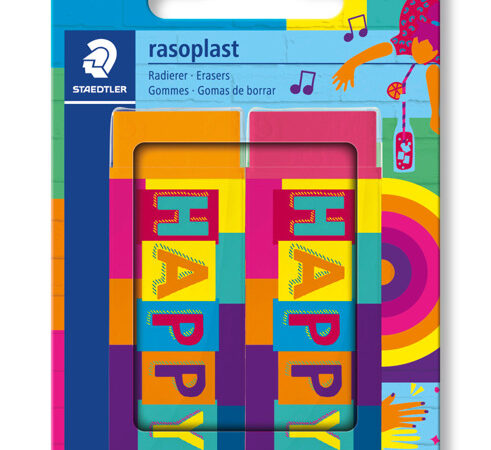 Borracha nas cores HAPPY -blister 2 uni - Image 1