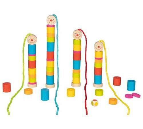 Jogo de Enfiar a Lagarta Pequena