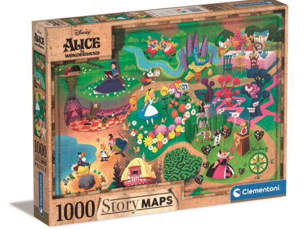 Disney Maps Alice - 1000 peças