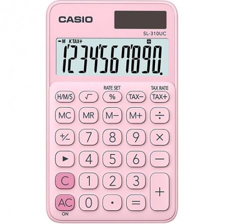 CALCULADORA DE BOLSO CASIO SL-310UC ROSA - Image 1