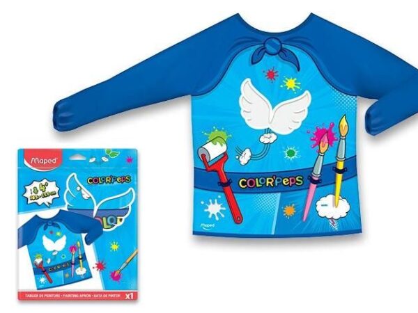 Avental Art Maped para idade pré-escolar (102-128cm)