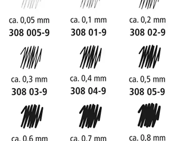 Marcador fino para escrita, esboços e desenho técnico - Image 3