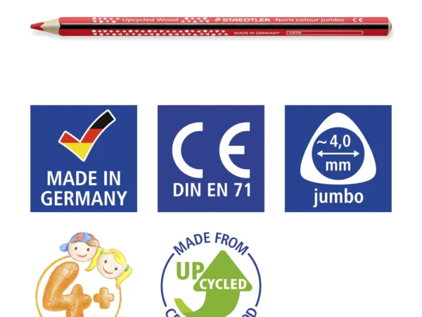 Staedtler Noris Colour Jumbo 12 cores - Image 3