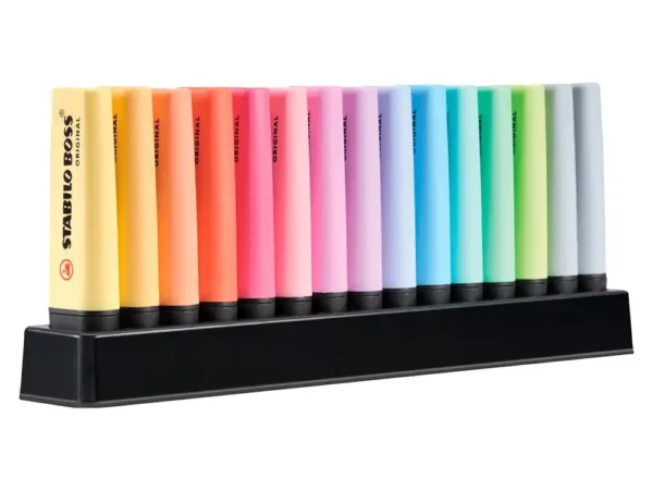 Marcador fluorescente stabilo boss 70 arty line deskset de 23 unidades cores sortidas. - Image 3