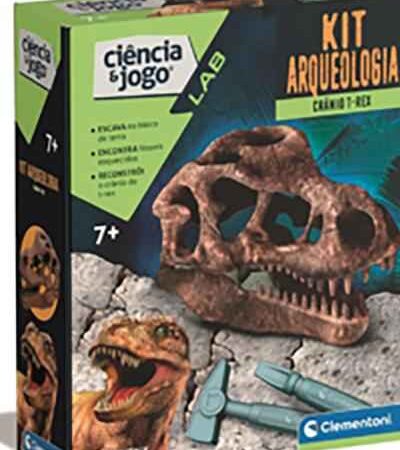 Lab Kit de Arquelogia - Crâneo T-Rex