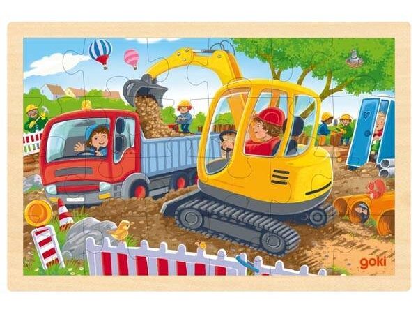 ESCAVADORA ,PUZZLE GOKI