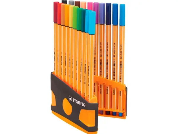 Caneta Fineliner STABILO point 88 cx 20 unid