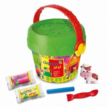 Set Giotto Be-Bé Balde com Pasta de Modelar Farm 468800