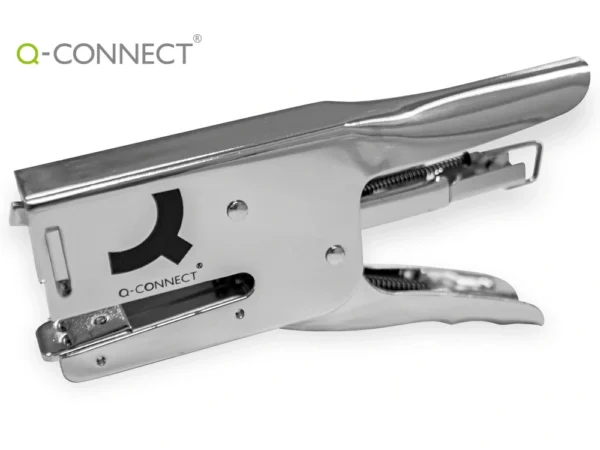 Agrafador q-connect alicate capacidade 40 folhasusa agrafes 24/6 26/6.