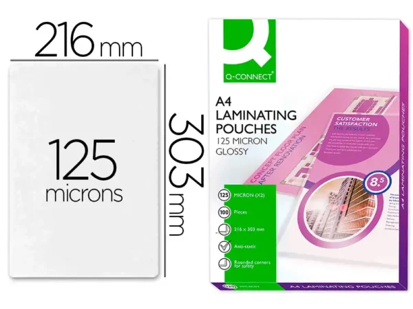 Bolsa de Plastificar A4 125 Microns - Image 1