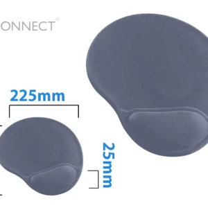 Tapete para rato q-connect com apoio de pulso em gel base antideslizante. - Image 1