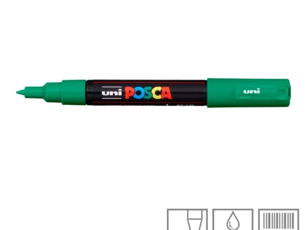 Marcador Uniball Posca PC1MR 0,7mm cor verde (6)