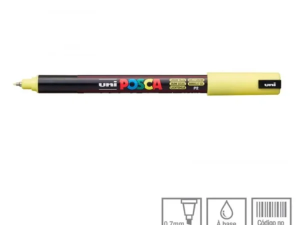 Marcador Uniball Posca PC1MR 0,7mm cor amarelo sol (p2)