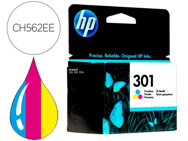 Tinteiro hp 301 Cores