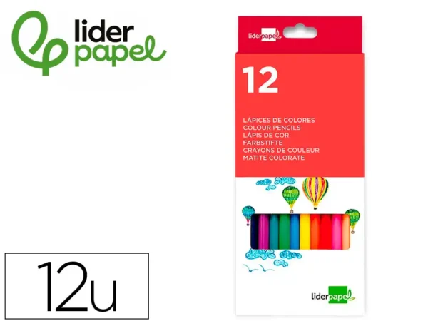 Lapis de cor liderpapel Cx 12 unid