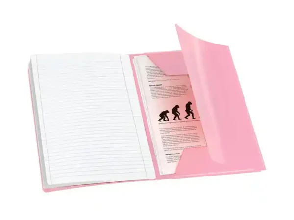 Caderno Agrafado Easybook Pastel Oxford A5 Pautado - Image 4