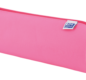 Estojo Kangoo Kids redondo Oxford rosa