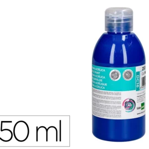 Pintura acrilica liderpapel frasco de 250 ml azul escuro