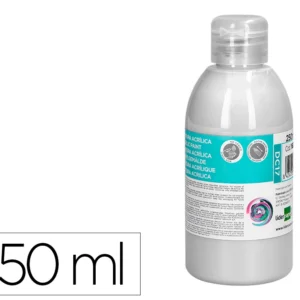 Pintura acrilica liderpapel frasco de 250 ml branco