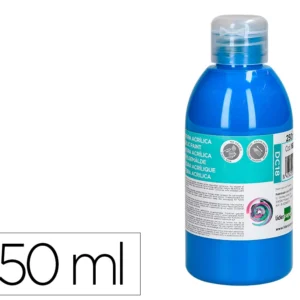 Pintura acrilica liderpapel frasco de 250 ml azul claro