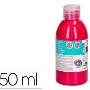 Pintura acrilica liderpapel frasco de 250 ml magenta