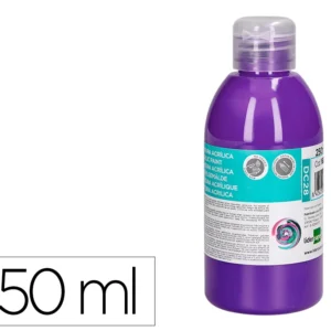 Pintura acrilica liderpapel frasco de 250 ml LILAS