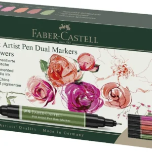 5 MARCADORES DE TINTA CHINA FLOWERS FABER-CASTELL