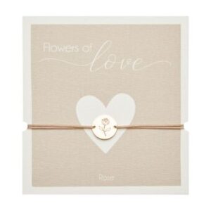Pulseira - "Flowers of love" - rose Gold - Rosa