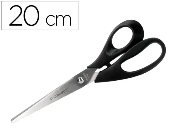 TESOURA PARA ESCRITORIO Q-CONNECT BLISTER 1- 8'' ( 200 MM)