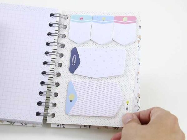 Caderno A6 azul -Dahlia - Image 3